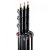 Black Alu Air Cushioned Mini Master Stand In 3-Pack