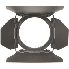 4-leaf barndoor, black/silver (168 mm / 6.6")