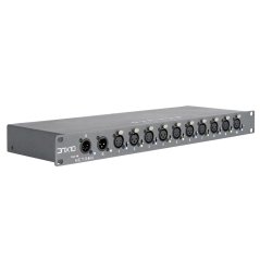 DMX Splitter Netron DMX10-53 1x10 XLR 5/3P 19"