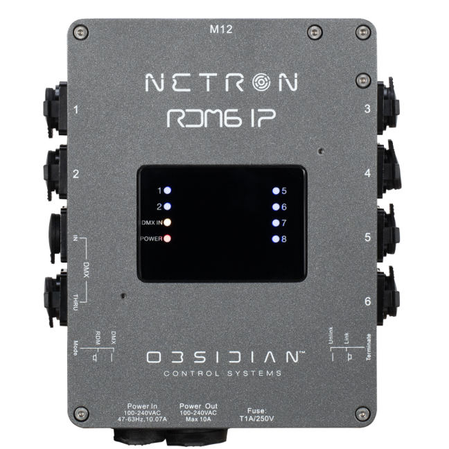 Obsidian Netron RDM6 IP – DMX/RDM splitter