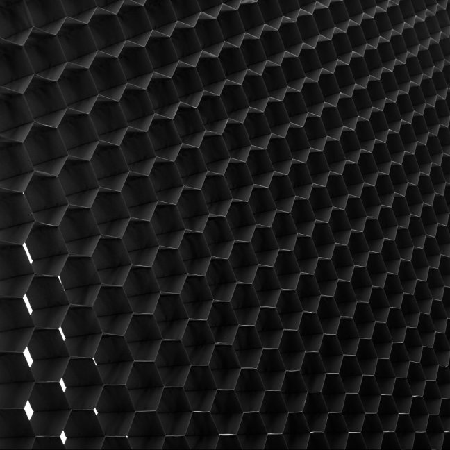 12' x 12' Schmetterlingsgitter HONEYCOMB 40°