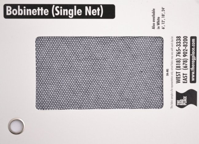 Black Bobinette 132cm (Single NET)