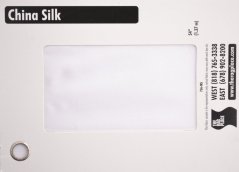White Chinasilk šíře 137cm