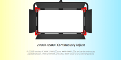 SWIT PL-S300D 300W bi-color soft-light LED panel