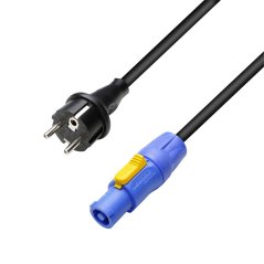 Netzkabel, 3 m, powerCON TRUE1 TOPSchuko, mit