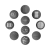 Aputure Spotlight Max 10 piece Gobo Kit ( Size A )