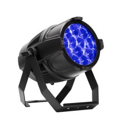 Limelight Par L 12x60W RGBL LED Fixture with Motorized 5–40° Zoom, IP65