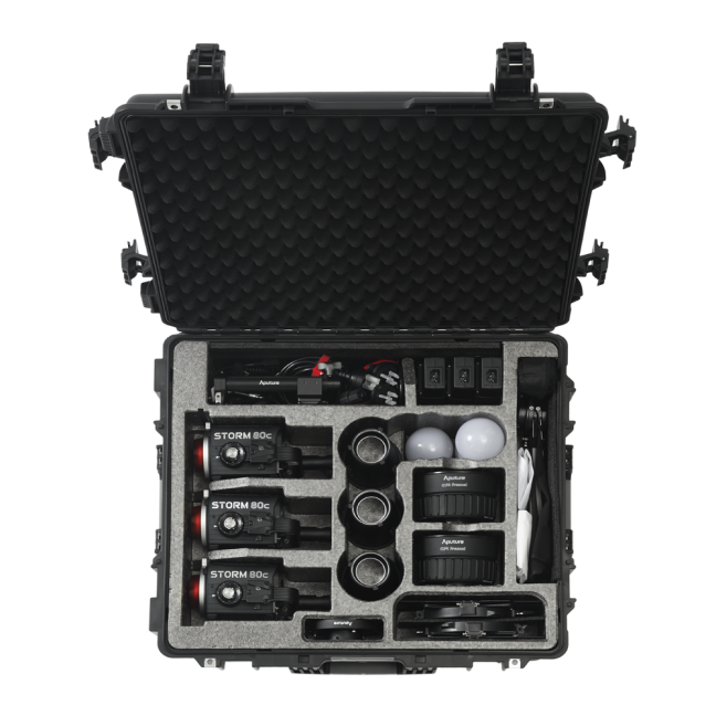 Aputure STORM 80c 3-Light Professional Kit