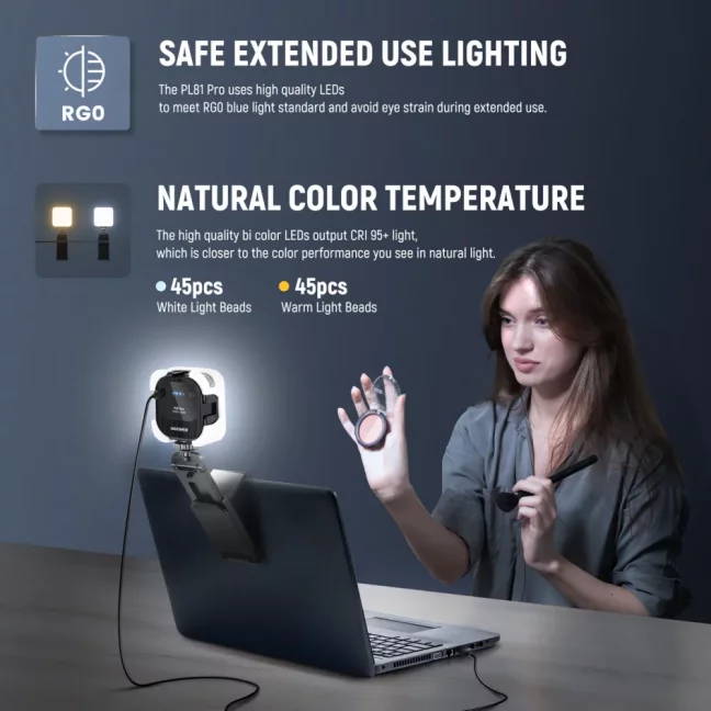NEEWER PL81 PRO Professional LED streamovací světlo