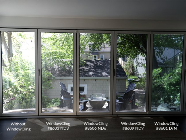 Rosco WindowCling ND9 samolepící okenní filtr