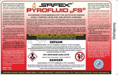 SAFEX Pyrofluid FS Speciální kapalné palivo pro jevištní efekty