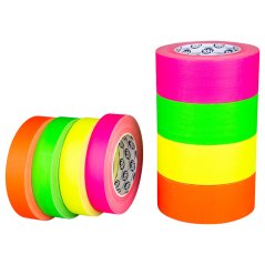 Fluorescenční textilní gaffer páska