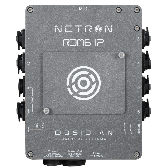 Obsidian Netron RDM6 IP – DMX/RDM splitter