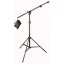 Black Alu Combi-Boom Stand With Sandbag