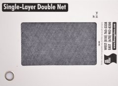 Jednovrstvý černý Double Net