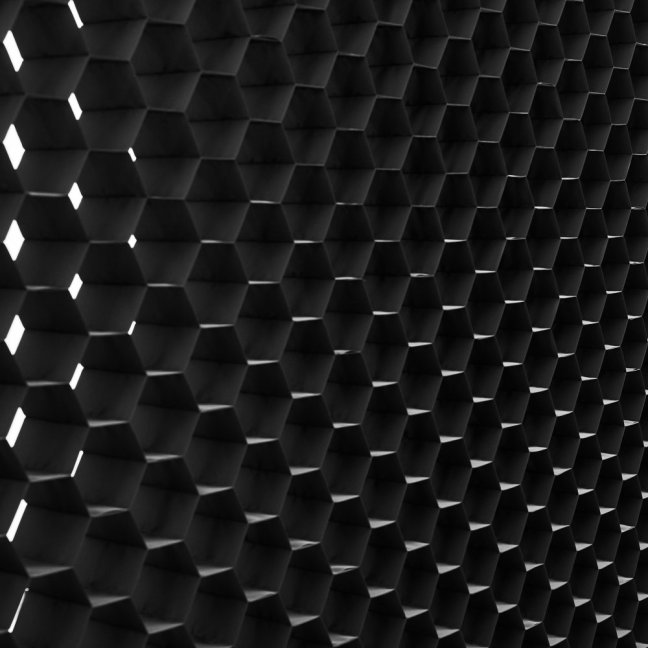 8' x 8' Butterfly Grids HONEYCOMB 40°