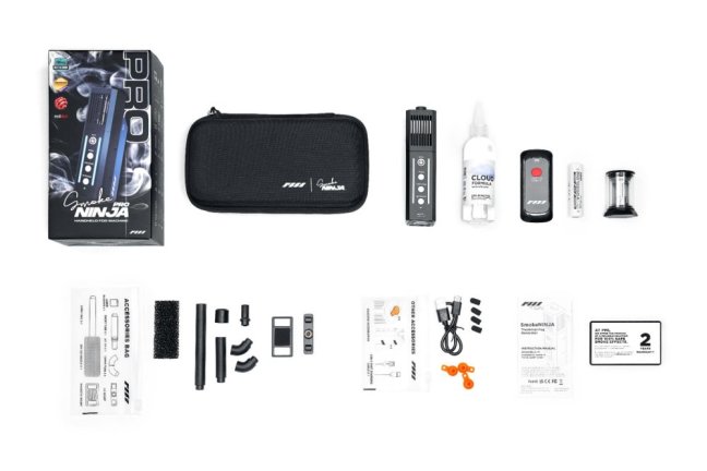 PMI SmokeNINJA PRO Basic Kit – Profesionální ruční mlhovač s příslušenstvím