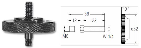 Noga AD6013 - adaptér na kameru 1/4" x M6