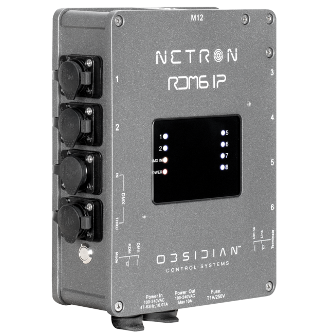 Obsidian Netron RDM6 IP – DMX/RDM splitter