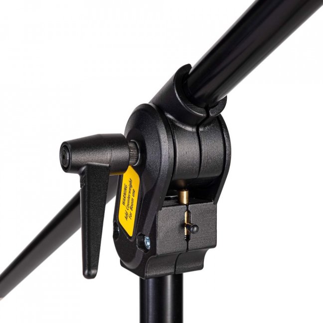 Black Alu Combi-Boom Stand With Sandbag