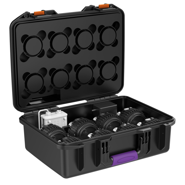 Astera SolaBulb Kit – sada 8 LED žárovek, snootů a PowerStation v kufru - Patice: E26