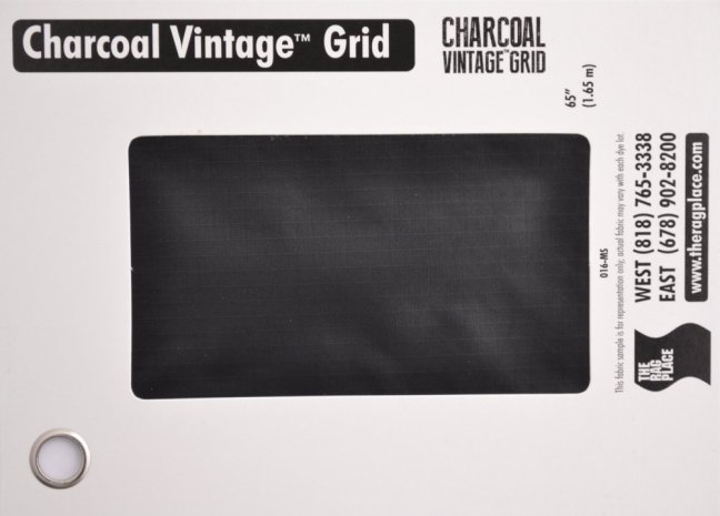 Charcoal Vintage™ Grid - Rozměry: 3.65 x 3.65 m (12′ x 12′)