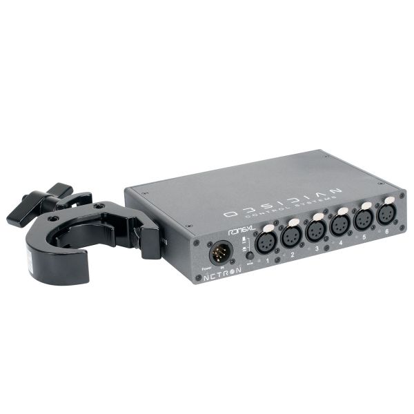 Netron RDM6XL DMX/RDM splitter, 1x6 XLR, half-rack