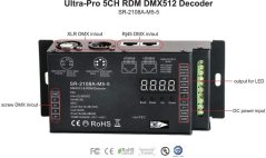 5kanálový dekodér DMX512