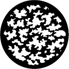 Gobo šablona (mraky) velikosti B