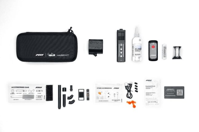 PMI SmokeNINJA PRO Hazer Kit ruční mlhovač s příslušenstvím
