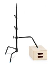 C-Stand 18 Sliding Leg Black Chrome Finish Version