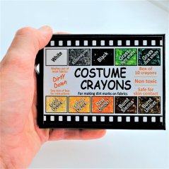 Dirty Down Costume Crayons - a box of 10 smudging crayons