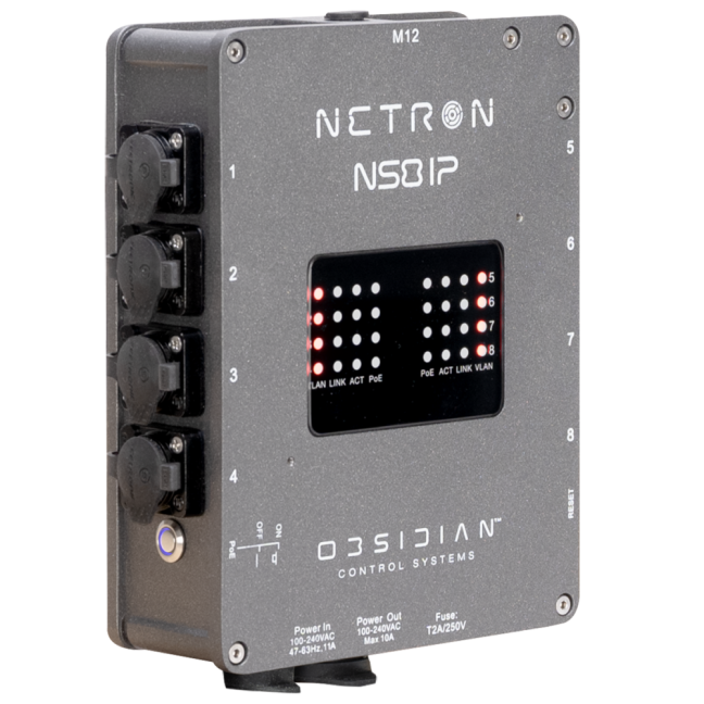 Obsidian Netron NS8 IP – Síťový switch