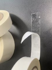 Doppelseitiges Polypropylen, 25 mm x 33 m, transparent