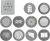 NANLUX NL Mount projekční adaptér GOBO Set 1