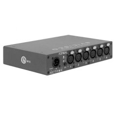 Netron RDM6XL DMX/RDM splitter, 1x6 XLR, half-rack