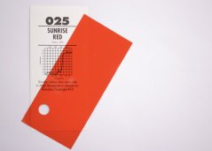 025 Sunset red