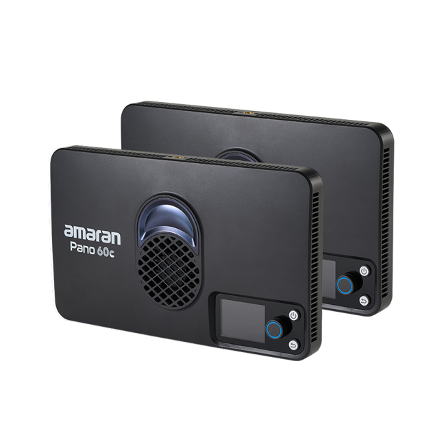 amaran Pano 60c 2-Light Kit - Charcoal