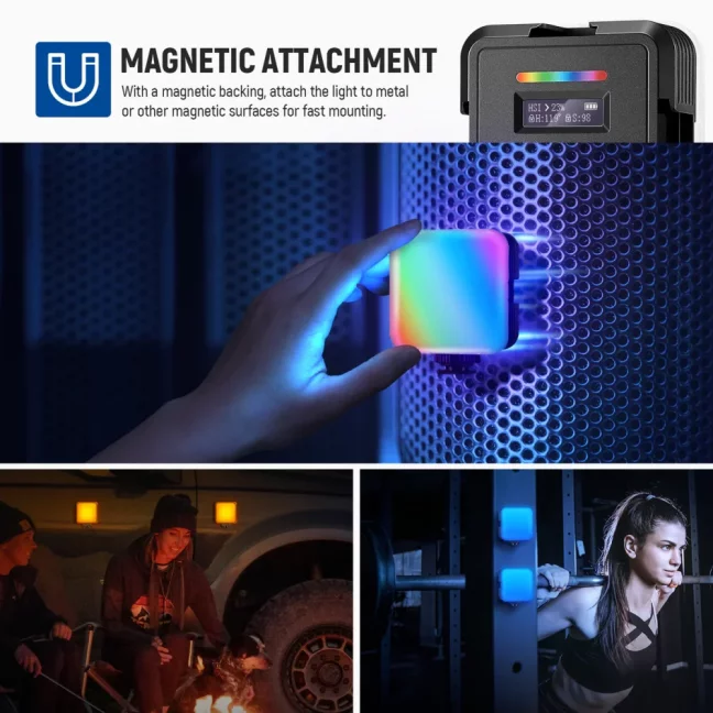 NEEWER RGB62 Magnetické RGB video světlo