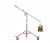 Heavy Load C-stand, max 4.4m-high 20Kg