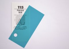 115 Pávovo modrá