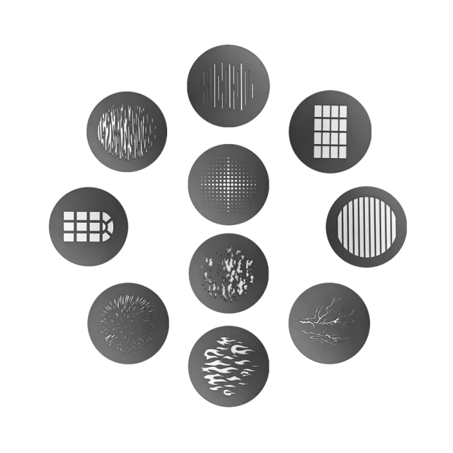 Aputure Spotlight Max 10 piece Gobo Kit ( Size A ) Aputure Spotlight Max 10 piece Gobo Kit ( Size A )