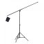 Black Alu Combi-Boom Stand With Sandbag