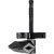Svorka Matthellini, 2", End Jaw, 2" Pin, black chrome fin