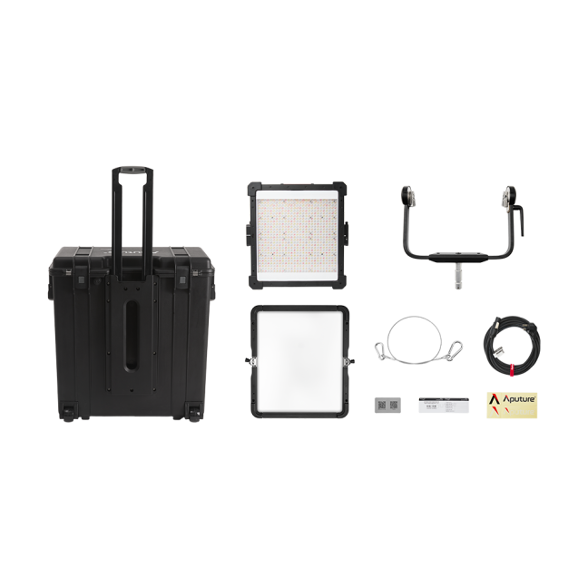 Aputure NOVA II 1x1 Hard Rolling Case Kit