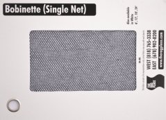 Black Bobinette 132cm (Single NET)