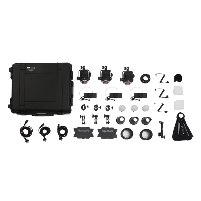 Aputure STORM 80c 3-Light Professional Kit
