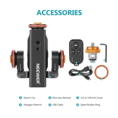 NEEWER DL100 Camera Dolly with Remote Control