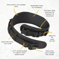 Dirty Rigger Padded Utility Belt gepolsterter Werkzeuggürtel