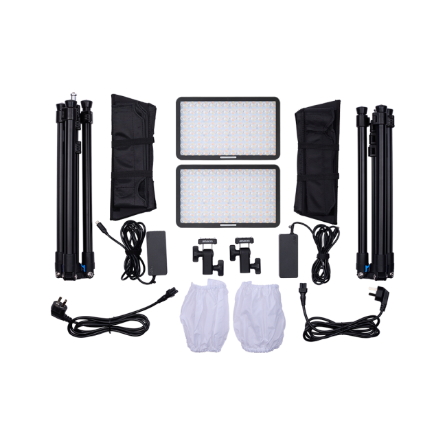 amaran Pano 60c 2-Light Kit - Charcoal